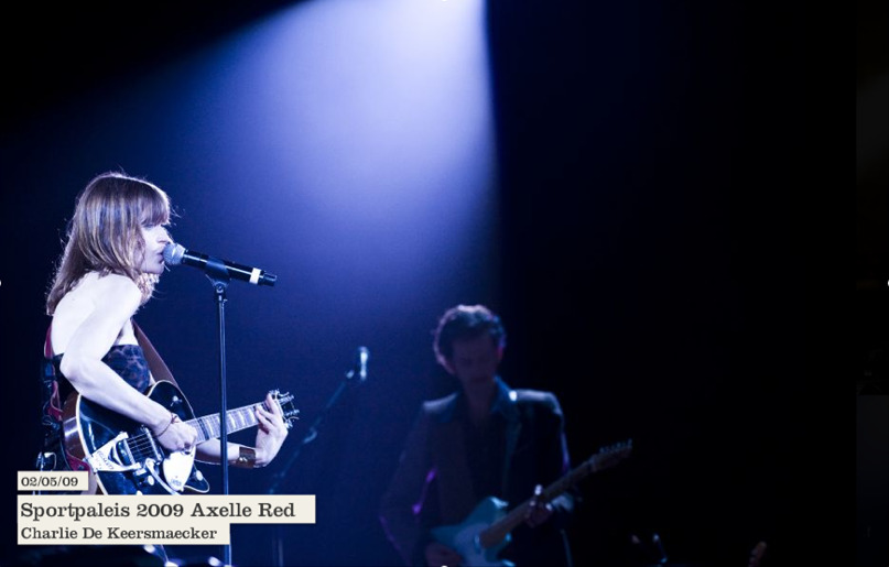 On tour with Axelle Red 2009-2011